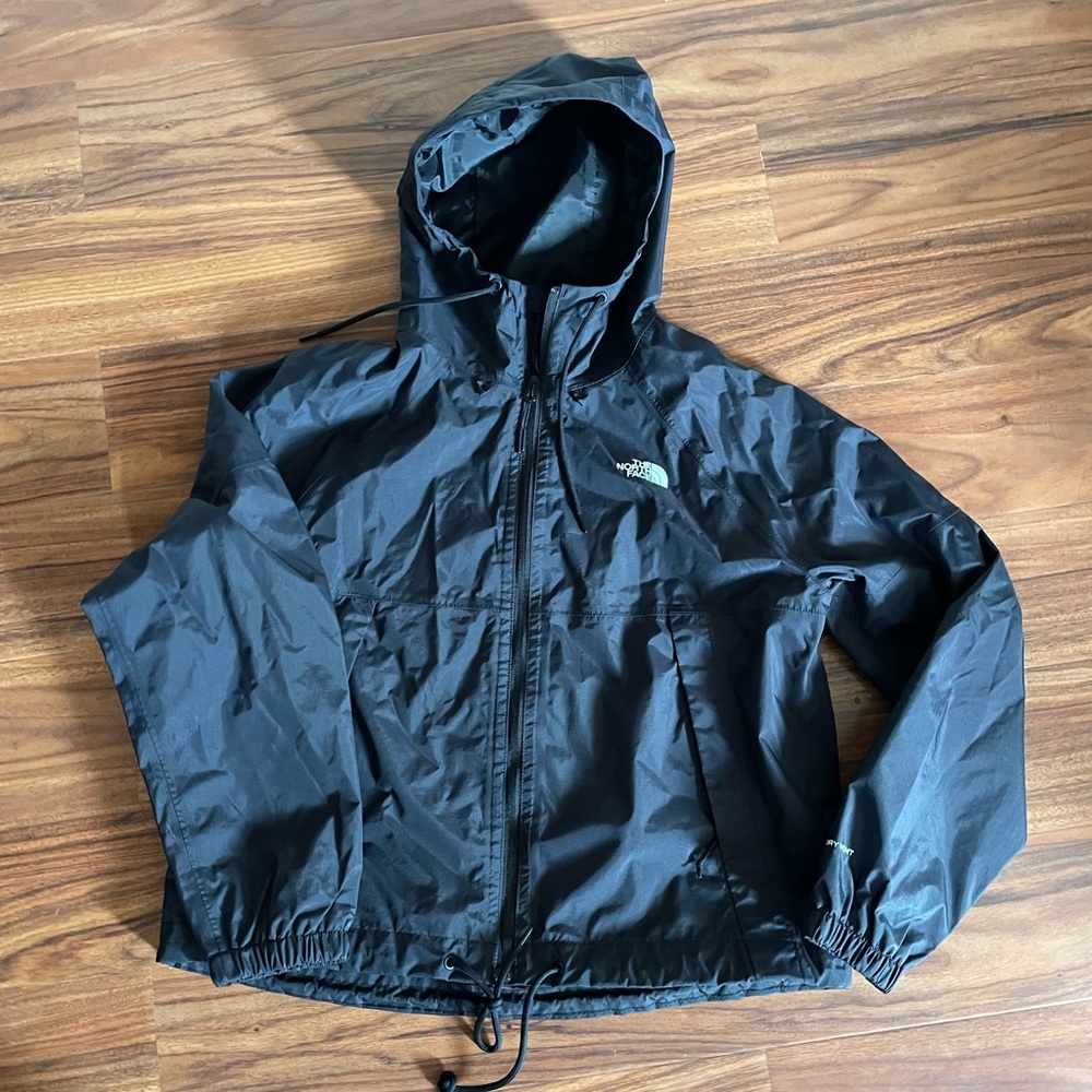 Cropped North Face rain jacket